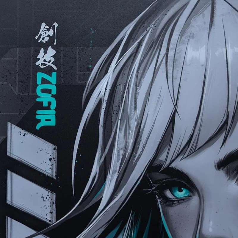 GLSSWRKS Zofia Glass Mousepad (525x450x1.1mm)