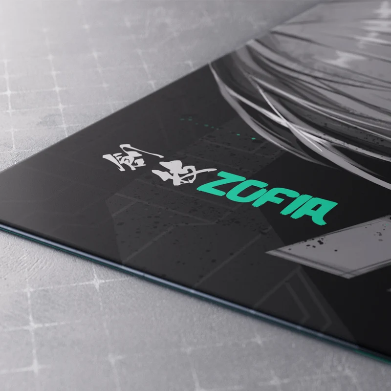 GLSSWRKS Zofia Glass Mousepad (525x450x1.1mm)