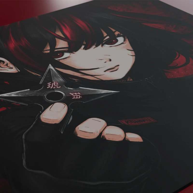 Tekkusai Kohaku Glass Mousepad (500x450x2mm)