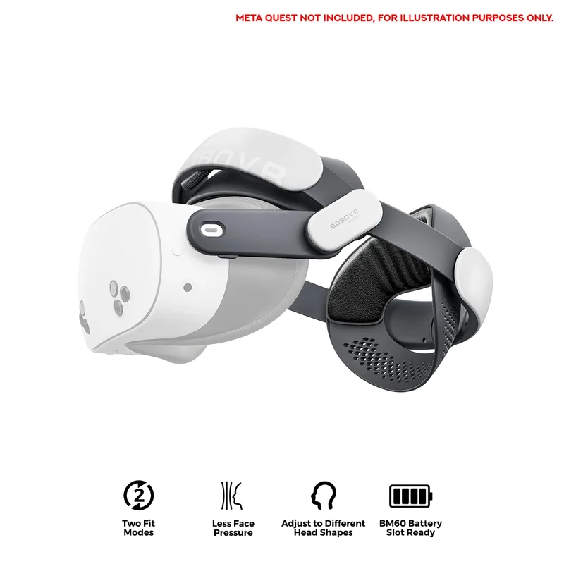 BoboVR M3 Head Strap Compatible w/ Meta Quest 3/3S