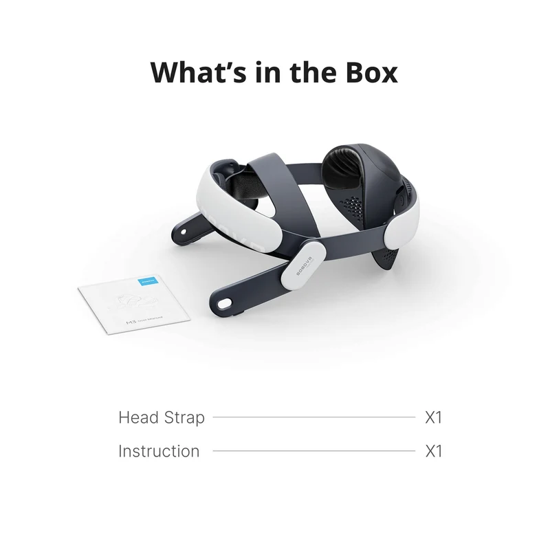 BoboVR M3 Head Strap Compatible w/ Meta Quest 3/3S