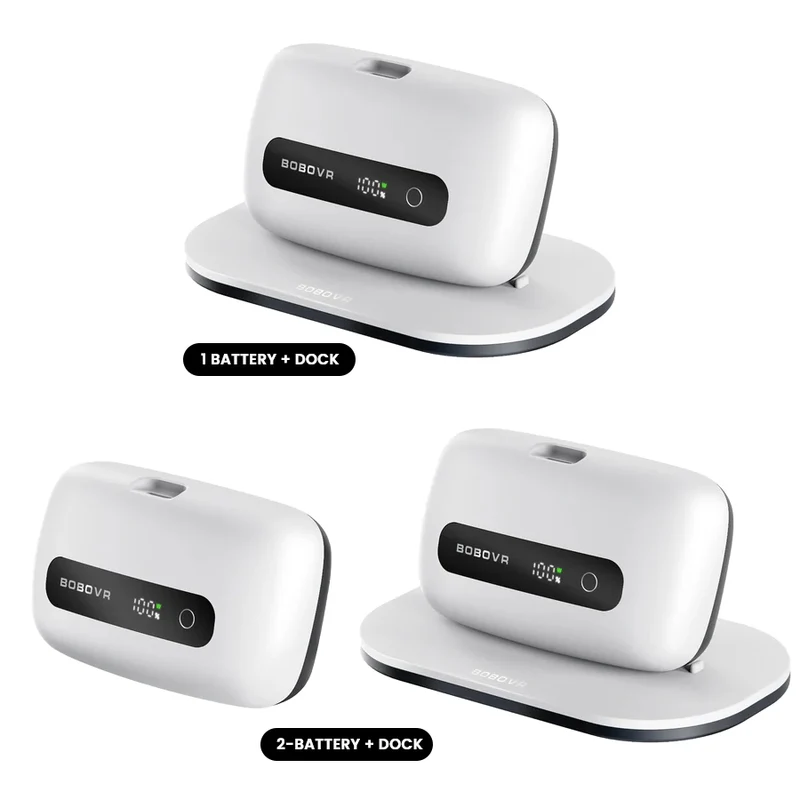 BoboVR BM60 Battery & Dock Combo (1 Battery + Dock, 2 Batteries + Dock)