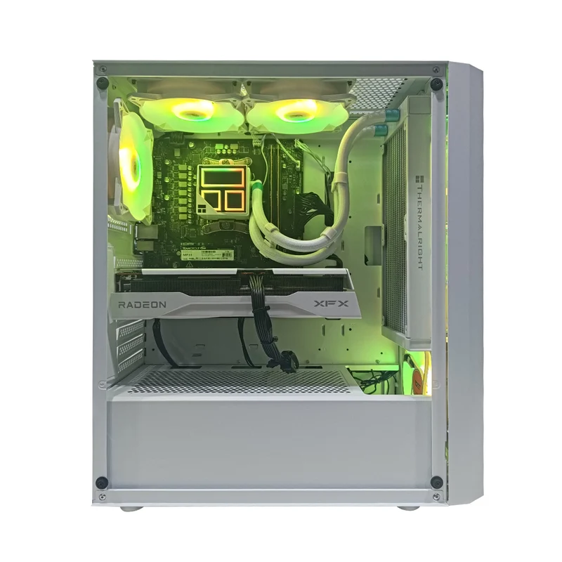 Aurora DK351 White Desktop Gaming PC | AMD Ryzen 7 8700F | 16GB (2x8GB) RAM | 1TB SSD | RX 9060 XT | Windows 11 Pro