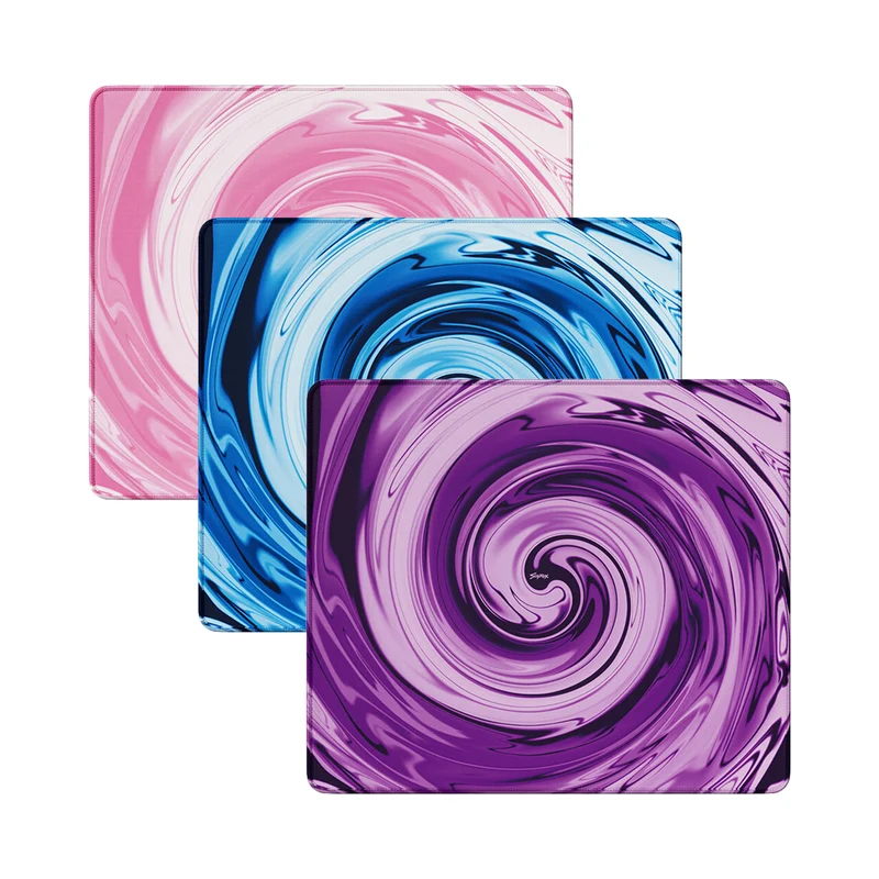 Scyrox Tornado Gaming Mouse Pad (490x420x4mm) (Purple, Blue, Pink)