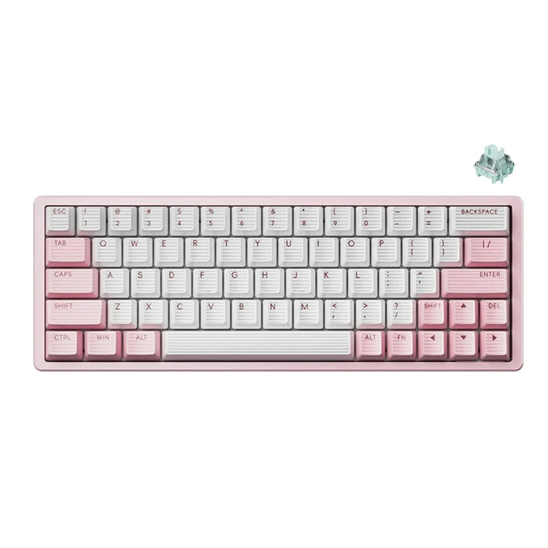 Scyrox Xpunk 63 CNC Aluminum 8K Magnetic Hall Effect Keyboard (Pink/White)