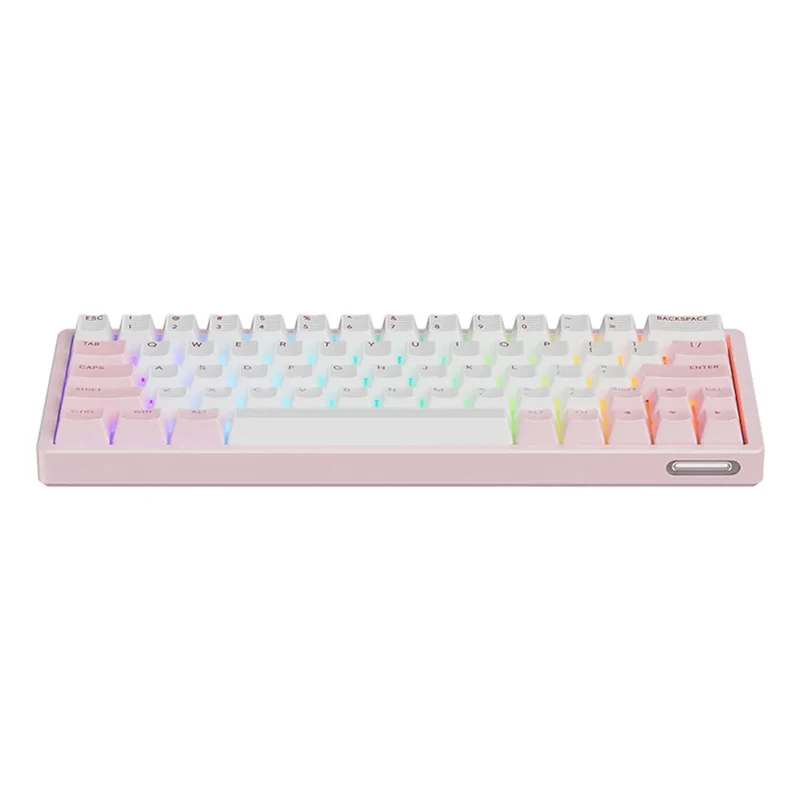 Scyrox Xpunk 63 CNC Aluminum 8K Magnetic Hall Effect Keyboard (Pink/White)