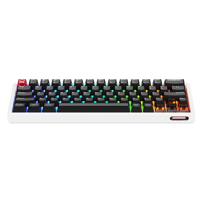 Scyrox Xpunk 63 CNC Aluminum 8K Magnetic Hall Effect Keyboard (Black/White)