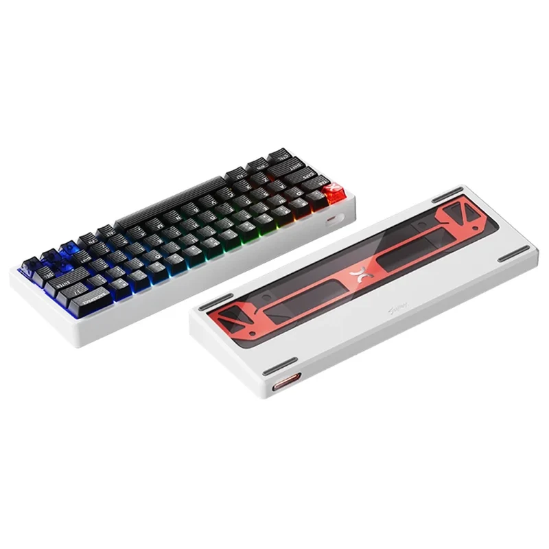 Scyrox Xpunk 63 CNC Aluminum 8K Magnetic Hall Effect Keyboard (Black/White)