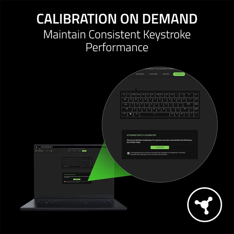 Razer Huntsman V3 HE Magnetic Mini 65% 8KHz - Hall Effect Magnetic Esports Keyboard