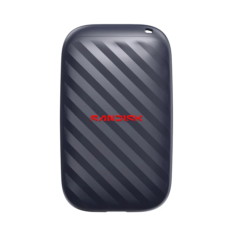 Sandisk 1TB USB 3.2 Gen2 (10Gbps) 600Mb/s Read Speed Type-C Portable SSD (Black) w/ Free Creative MF1680 Pebble Speaker