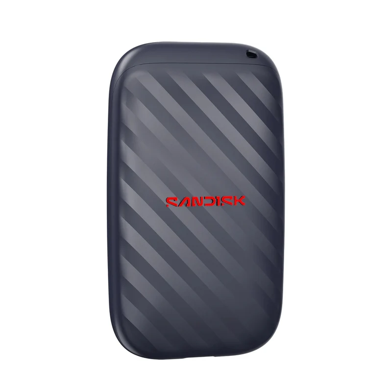 Sandisk 1TB USB 3.2 Gen2 (10Gbps) 600Mb/s Read Speed Type-C Portable SSD (Black) w/ Free Creative MF1680 Pebble Speaker