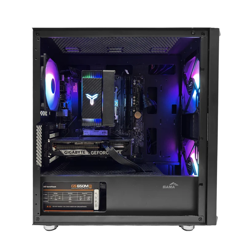 Sigma S30 Black Desktop Gaming PC | AMD Ryzen 5 5600GT | 16GB (2x8GB) RAM | 1TB SSD | RTX 5060 | Windows 11 Pro