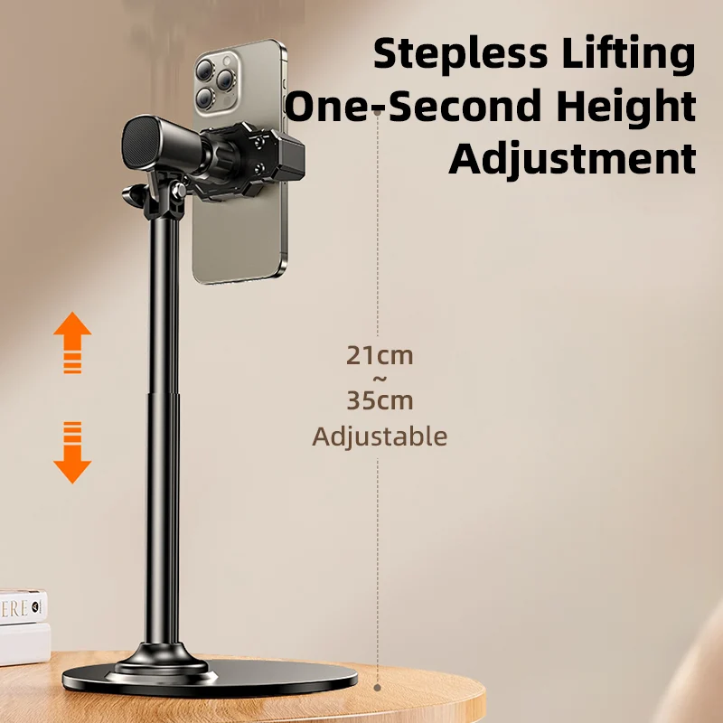 Vyvylabs Desktop Mobile Adjustable Stand (Black) (V-LW-031-BK)