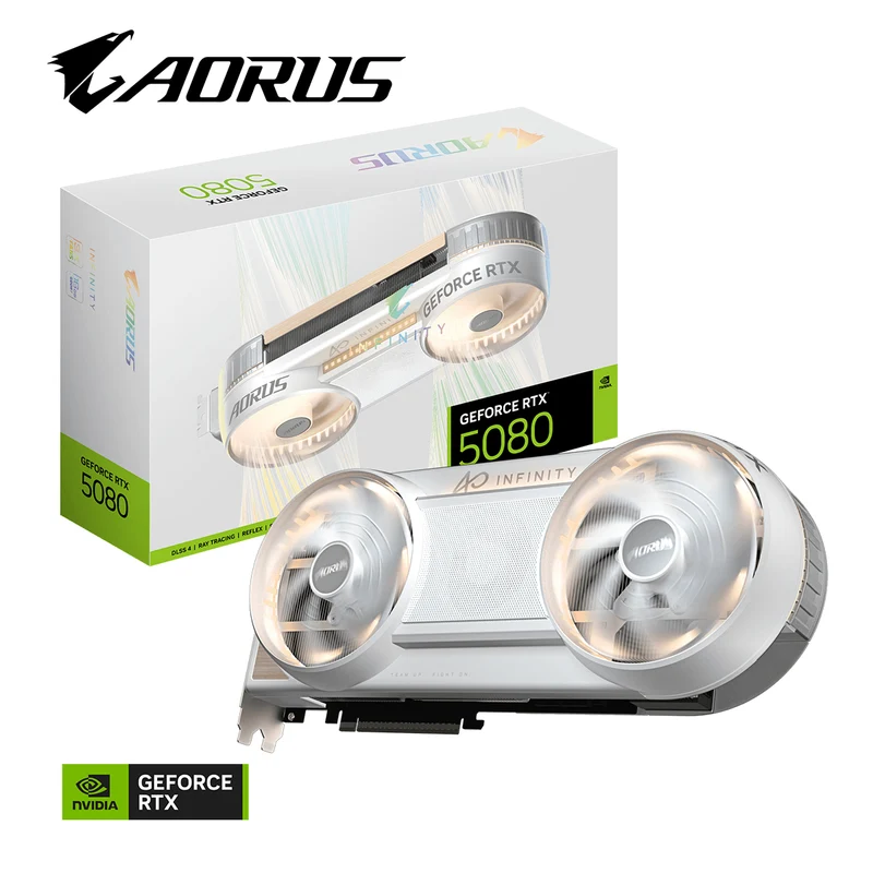 Gigabyte Aorus GeForce RTX 5080 Infinity Wood 16GB GDDR7 Graphics Card
