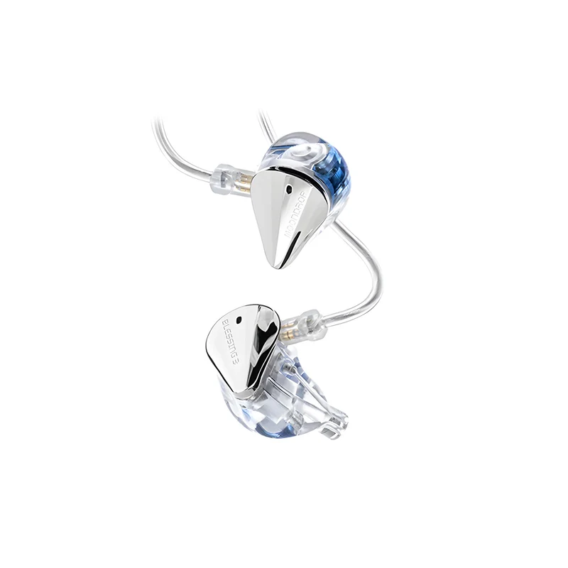 Moondrop Blessing 3 In-Ear Earphones 2DD+4BA Hybrid Triple-Range Frequency Division in-Ear Monitors 0.78-2pin IEM Earbuds