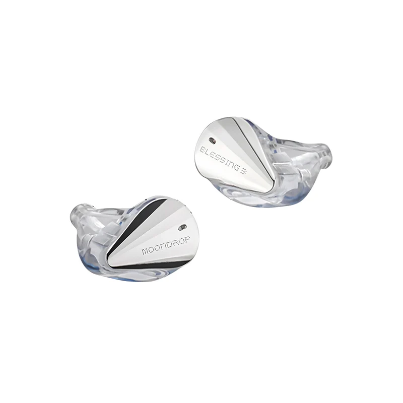 Moondrop Blessing 3 In-Ear Earphones 2DD+4BA Hybrid Triple-Range Frequency Division in-Ear Monitors 0.78-2pin IEM Earbuds