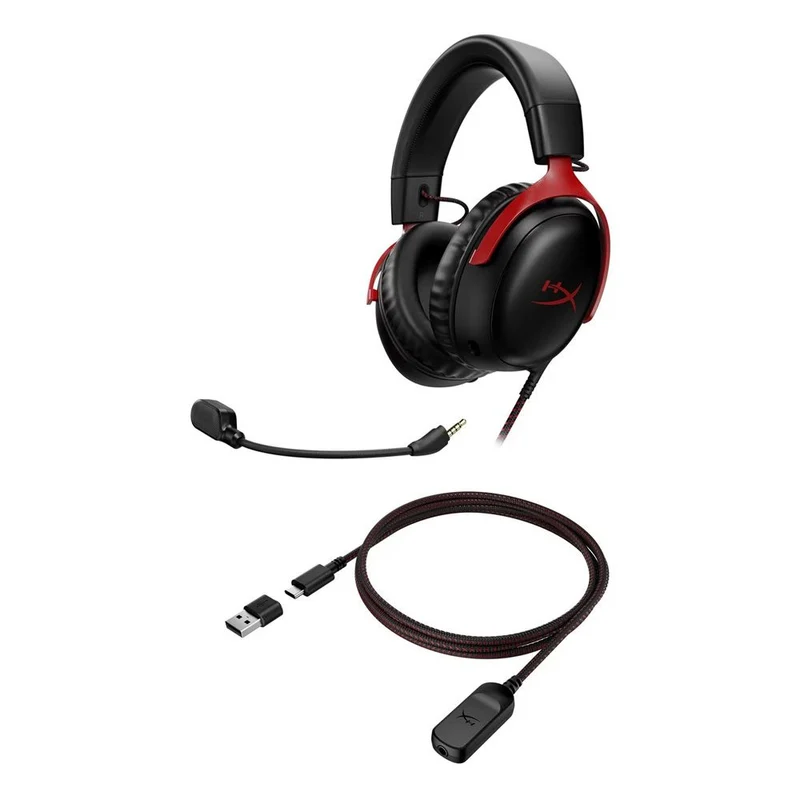 HyperX Merch Bundle 2026 (Cloud III Headset + Solocast 2 Microphone + Pulsefire Haste 2 Wireless Mouse + Free-Size T-Shirt + Arm Sleeves)