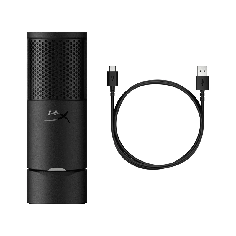 HyperX Merch Bundle 2026 (Cloud III Headset + Solocast 2 Microphone + Pulsefire Haste 2 Wireless Mouse + Free-Size T-Shirt + Arm Sleeves)