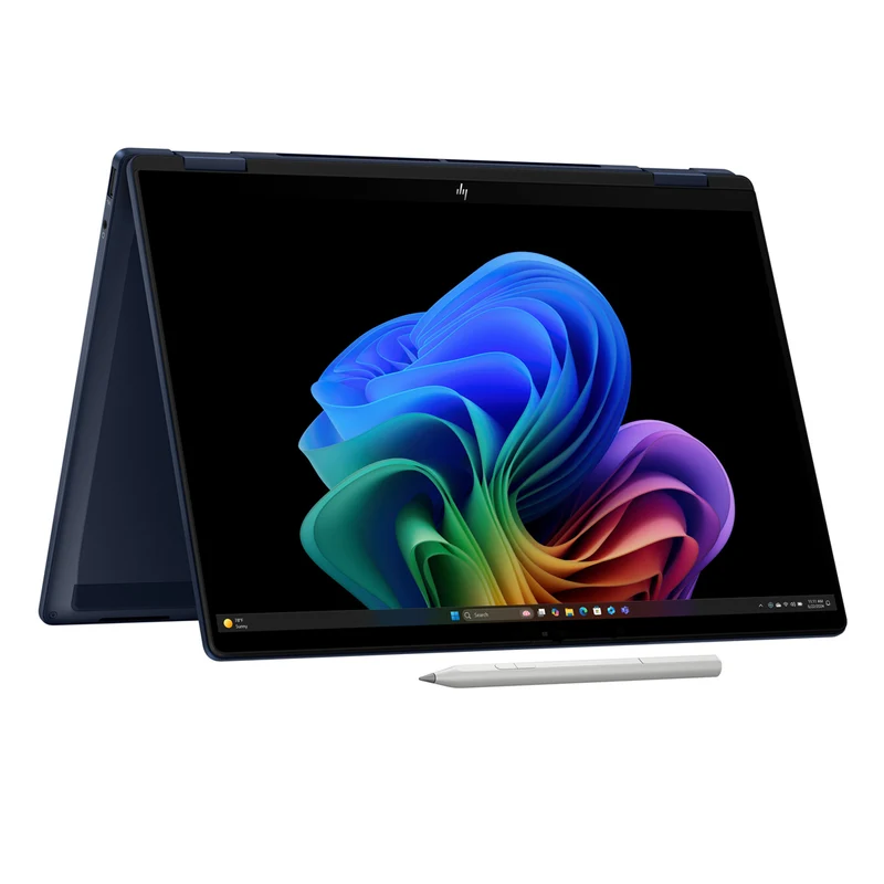 HP OmniBook X Flip 14-fm0181TU Laptop Next Gen AI (Atmospheric Blue) | 14" 3K (2880x1800) OLED Touch | Core Ultra 7 256V | 16GB RAM | 512GB SSD | Intel Arc 140V | Windows 11 Home | MS Office Home 2024 + M365 | HP Pen+Ugreen Nexode 20000Mah 165W Power Bank