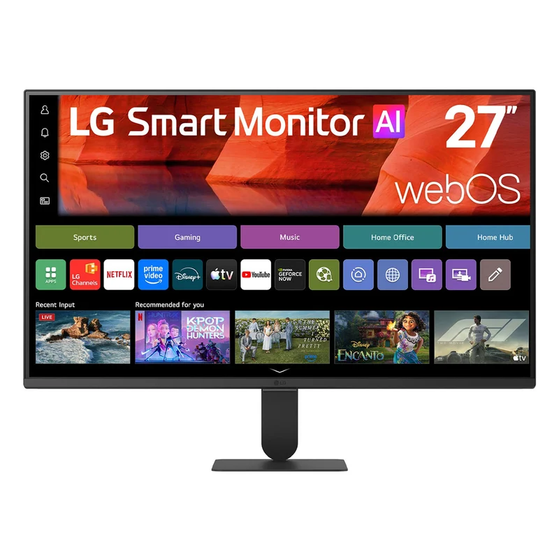 LG 27U511SB-B 27" FHD (1920x1080) 120Hz 5ms GTG IPS Smart Monitor for Streaming with webOS