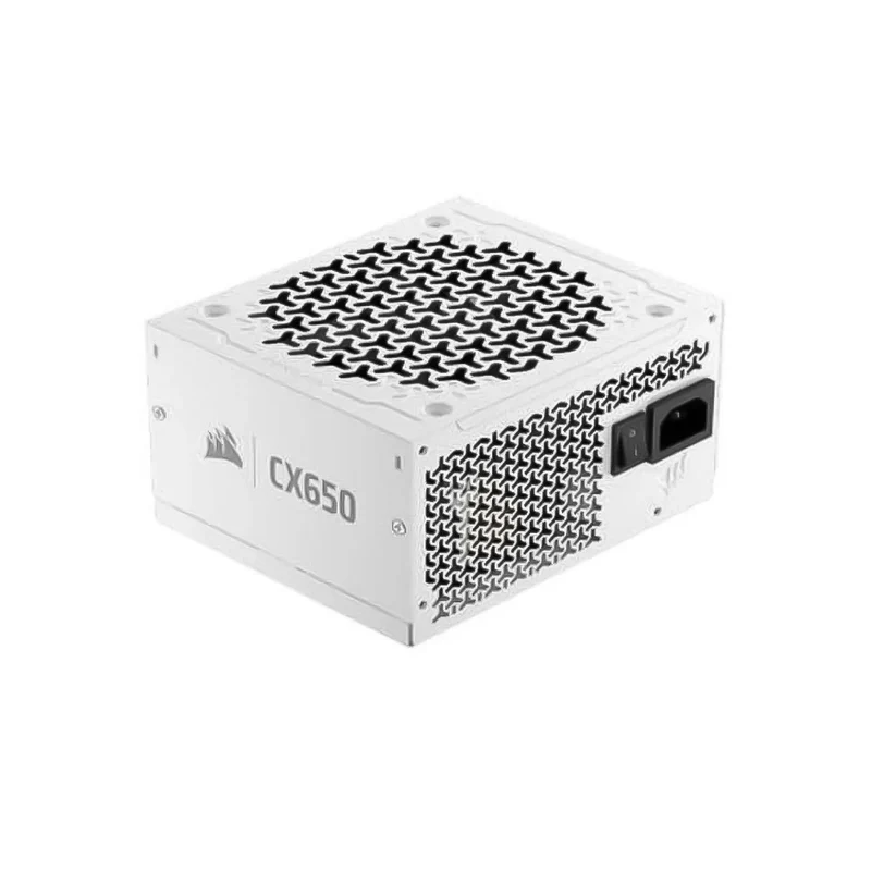 Corsair CX650 650W Cybenetics Gold ATX 3.1 Low-Noise Non-Modular Power Supply (White) (CP-9020328-NA)