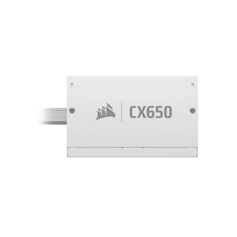 Corsair CX650 650W Cybenetics Gold ATX 3.1 Low-Noise Non-Modular Power Supply (White) (CP-9020328-NA)
