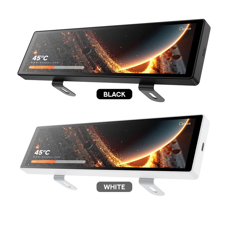 Ocypus Sigma ES916 9.16" IPS HD Display (1920x462) with Optical Bonding (Black, White) (Sigma-ES916-BKN00XXX-GL, Sigma-ES916-WHN00XXX-GL)