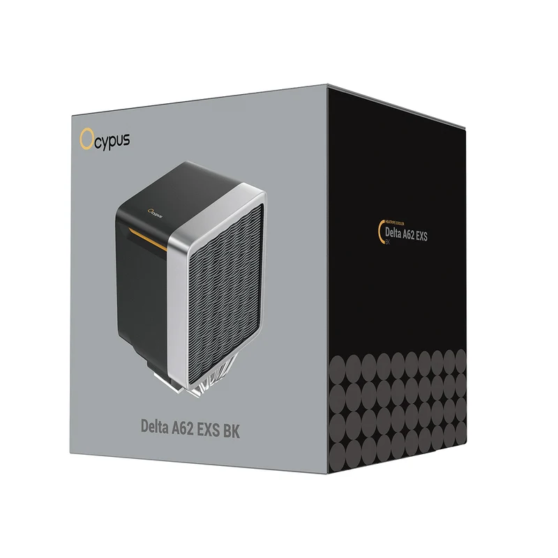 Ocypus Delta A62 EXS 6 Heatpipes Dual Tower CPU Air Cooler (Black, White) (Delta-A62-BK1NNWN00S-GL, Delta-A62-WH1NNWN00S-GL)