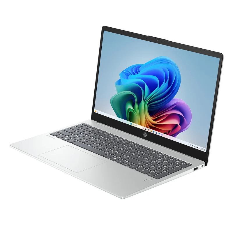 HP OmniBook 3 15-fn0046AU Laptop Next Gen AI (Glacier Silver) | 15.6" FHD (1920x1080) IPS | Ryzen AI 5 330 | 16GB RAM | 512GB SSD | AMD Radeon 820M Graphics | Windows 11 Home | MS Office Home 2024 + HP Everyday 16" Laptop Briefcase