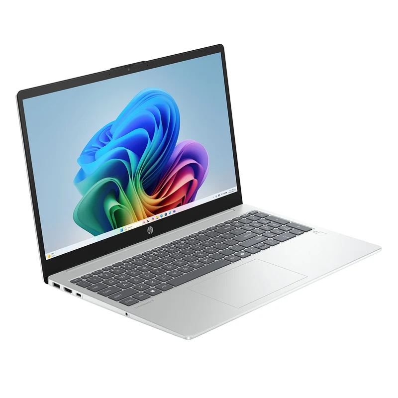 HP OmniBook 3 15-fn0046AU Laptop Next Gen AI (Glacier Silver) | 15.6" FHD (1920x1080) IPS | Ryzen AI 5 330 | 16GB RAM | 512GB SSD | AMD Radeon 820M Graphics | Windows 11 Home | MS Office Home 2024 + HP Everyday 16" Laptop Briefcase