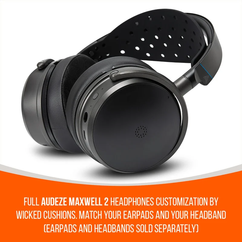 Wicked Cushions WC Side Speaker Plates for Audeze Maxwell 2 Headsets (90s Black, Black, Emerald Tide, Geo Grey, The Simulation)