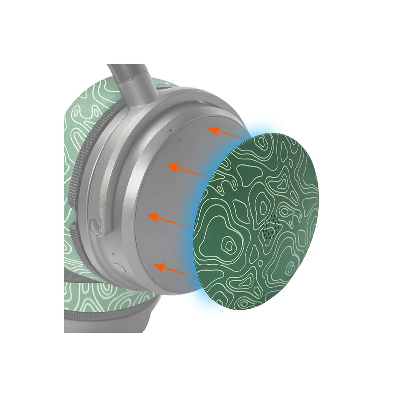 Wicked Cushions WC Side Speaker Plates for Audeze Maxwell 2 Headsets (90s Black, Black, Emerald Tide, Geo Grey, The Simulation)
