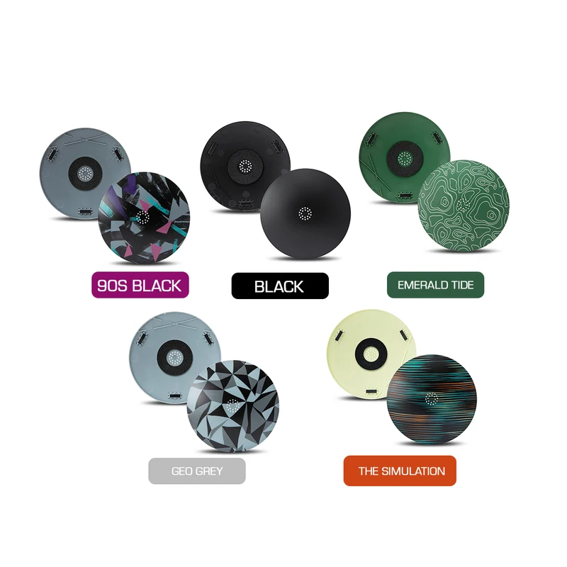 Wicked Cushions WC Side Speaker Plates for Audeze Maxwell 2 Headsets (90s Black, Black, Emerald Tide, Geo Grey, The Simulation)