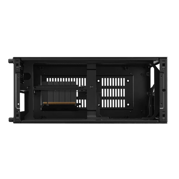 Lian Li A4-H20 Mini-ITX Dan SmallForm Factor PC Case (Black, Silver) (A4H2OX5, A4H2OA5)