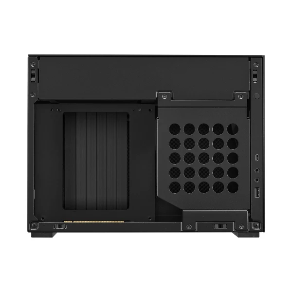 Lian Li A4-H20 Mini-ITX Dan SmallForm Factor PC Case (Black, Silver) (A4H2OX5, A4H2OA5)