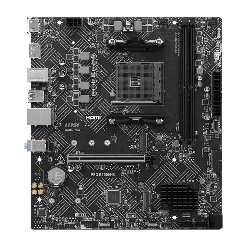 MSI PRO B550M-B AMD DDR4 Motherboard