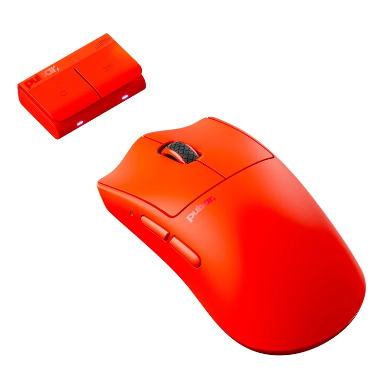 Pulsar Pro Series Carpe-X 8K Polling Rate eSports Gaming Mouse (Carp Orange) (PCRPX21)