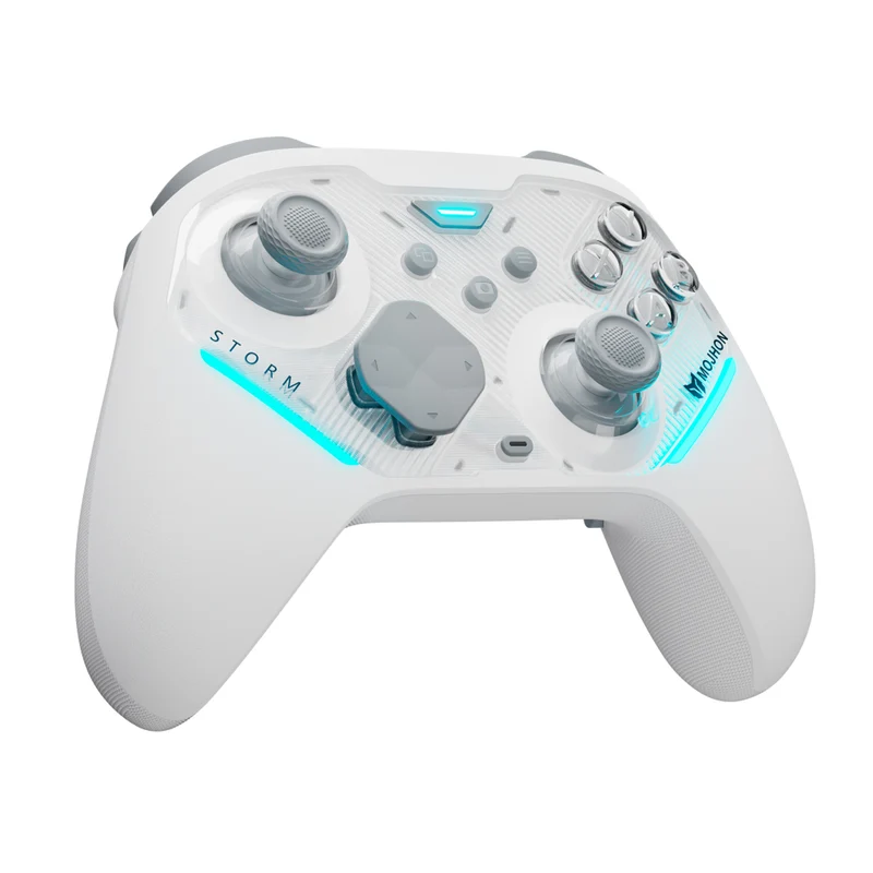 Bigbig Won Mojhon Storm Multi-Platform Wireless Controller for Win 10 & 11 / Nintendo Switch / Nintendo Switch 2 / Android / iOS (C04) (Black, White)