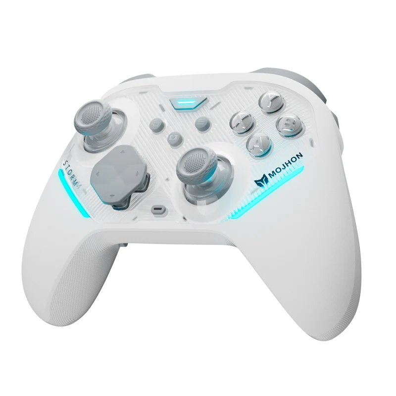 Bigbig Won Mojhon Storm Multi-Platform Wireless Controller for Win 10 & 11 / Nintendo Switch / Nintendo Switch 2 / Android / iOS (C04) (Black, White)