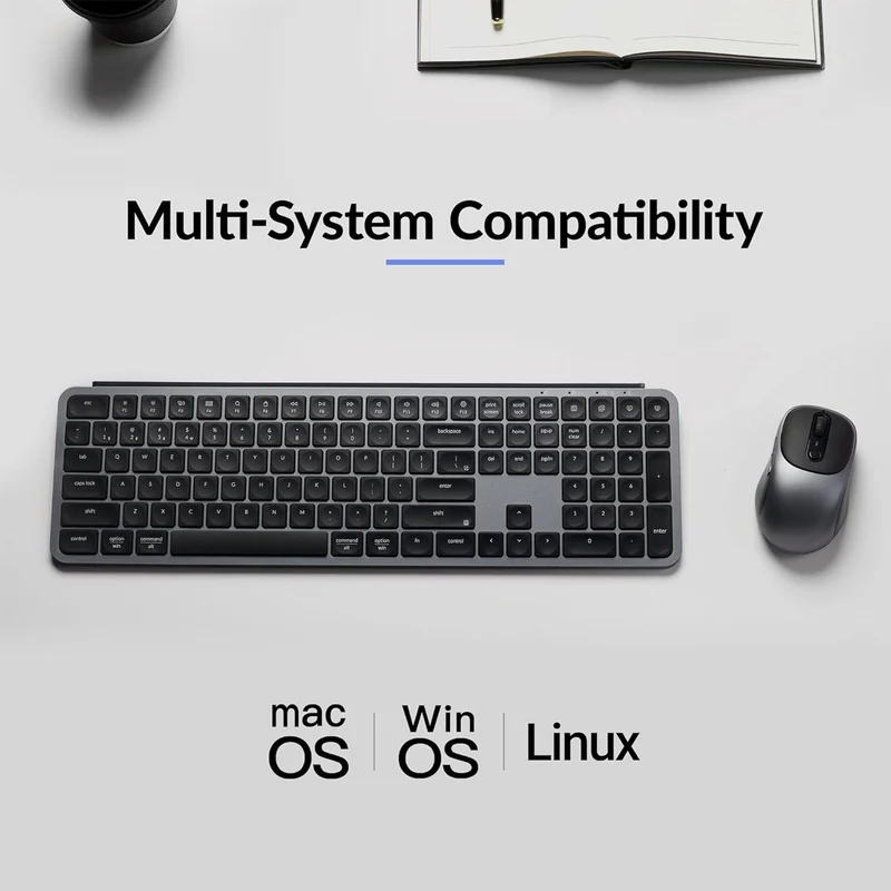 Keychron B6 Pro Full-Size Keyboard and BM24 Mouse Wireless Combo (KCBD4)