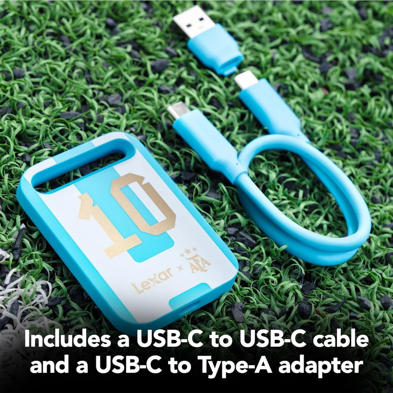 Lexar Air Elite Legends Series AFA Edition SL260 512GB USB 3.2 Gen 1 Portable SSD (LSL260X512G-BNXNG)