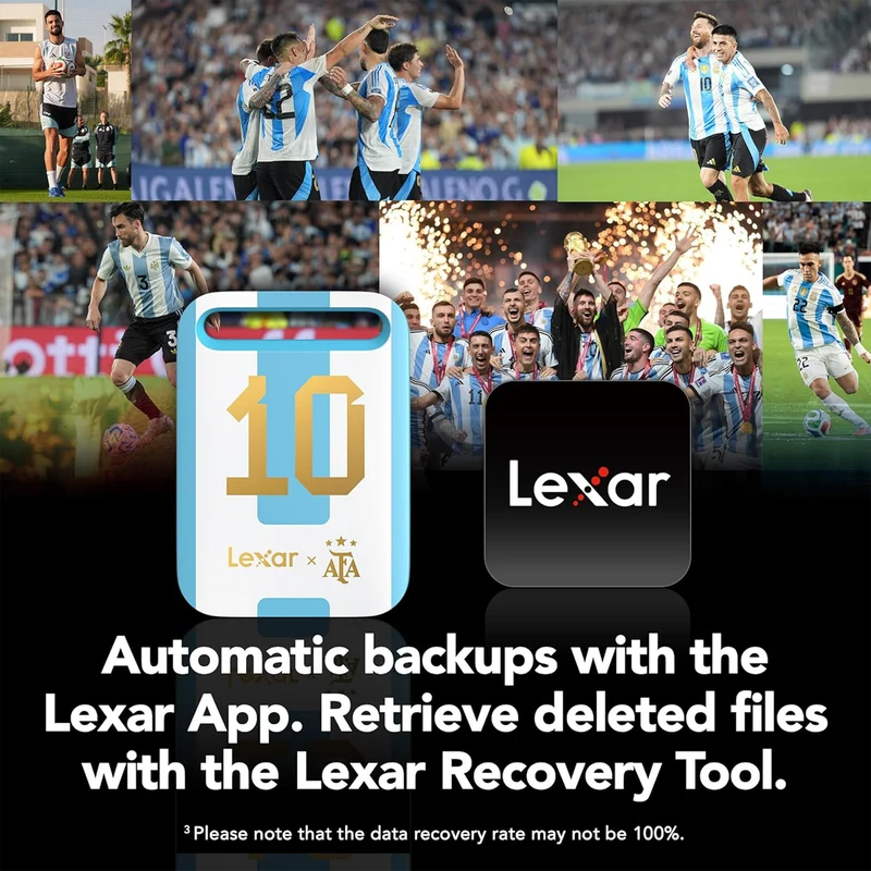 Lexar Air Elite Legends Series AFA Edition SL260 512GB USB 3.2 Gen 1 Portable SSD (LSL260X512G-BNXNG)