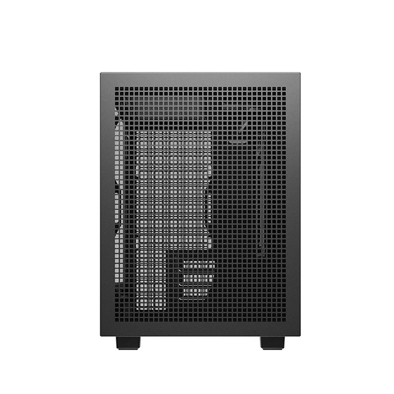DeepCool CH260 Wood High Airflow Compact M-ATX Wood Grain PC Case (Black, White) (R-CH260-BKNWM0-G-1, R-CH260-WHNWM0-G-1)