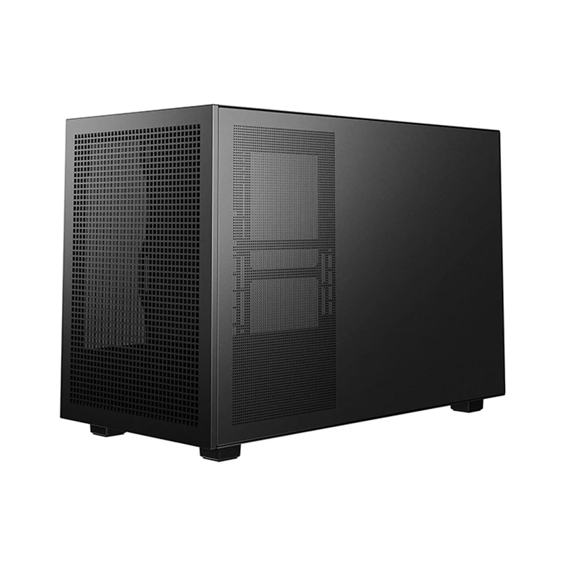 DeepCool CH260 Wood High Airflow Compact M-ATX Wood Grain PC Case (Black, White) (R-CH260-BKNWM0-G-1, R-CH260-WHNWM0-G-1)