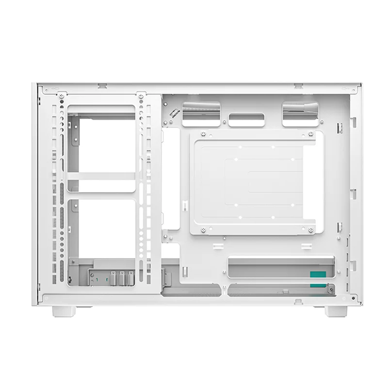 DeepCool CH260 Wood High Airflow Compact M-ATX Wood Grain PC Case (Black, White) (R-CH260-BKNWM0-G-1, R-CH260-WHNWM0-G-1)