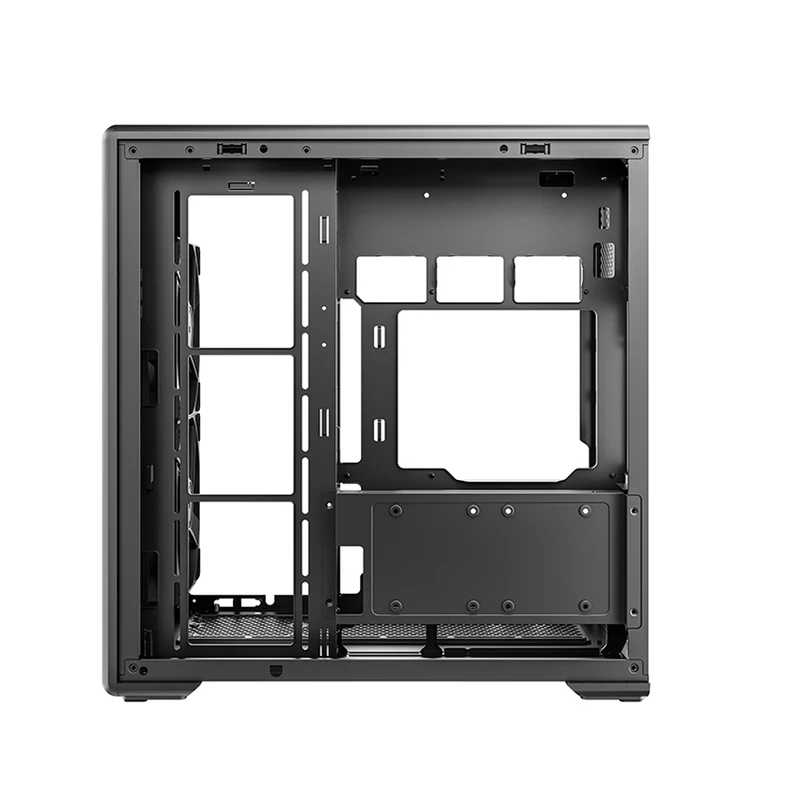 DeepCool CG590 Mesh 2F Mid-Tower ATX PC Case with Pre-Installed 2x160mm ARGB Fans (Black) (R-CG590MESH-BKANA2-G)