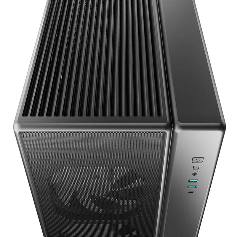 DeepCool CG590 Mesh 2F Mid-Tower ATX PC Case with Pre-Installed 2x160mm ARGB Fans (Black) (R-CG590MESH-BKANA2-G)