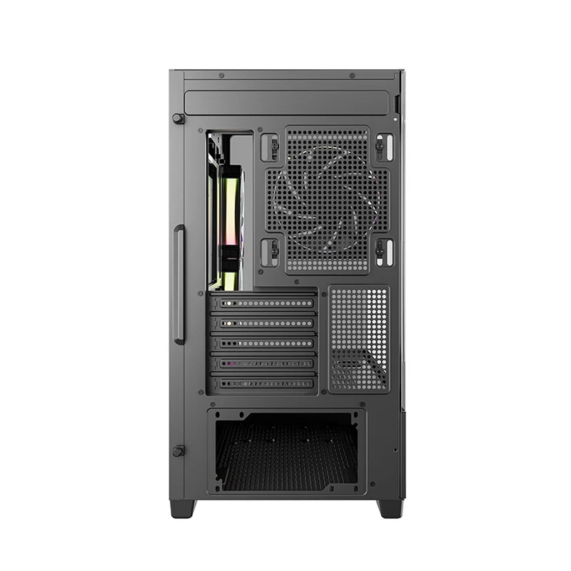 DeepCool CG380U 3F Panoramic Curved Glass M-ATX PC Case (Black) (R-CG380U-BKAGM3-G)
