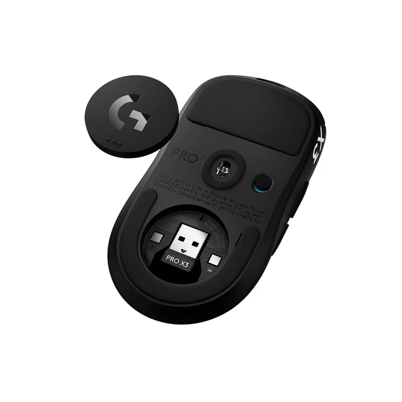 Logitech Pro X3 Superstrike Lightspeed Wireless Gaming Mouse (Midnight Black, Pink Eclipse)