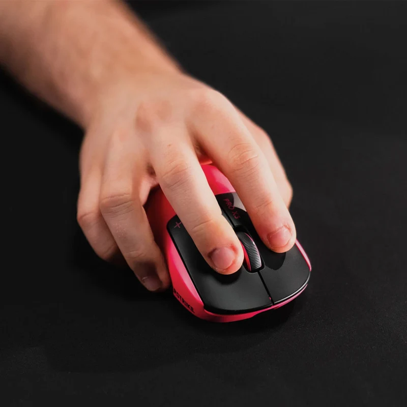 Logitech Pro X3 Superstrike Lightspeed Wireless Gaming Mouse (Midnight Black, Pink Eclipse)